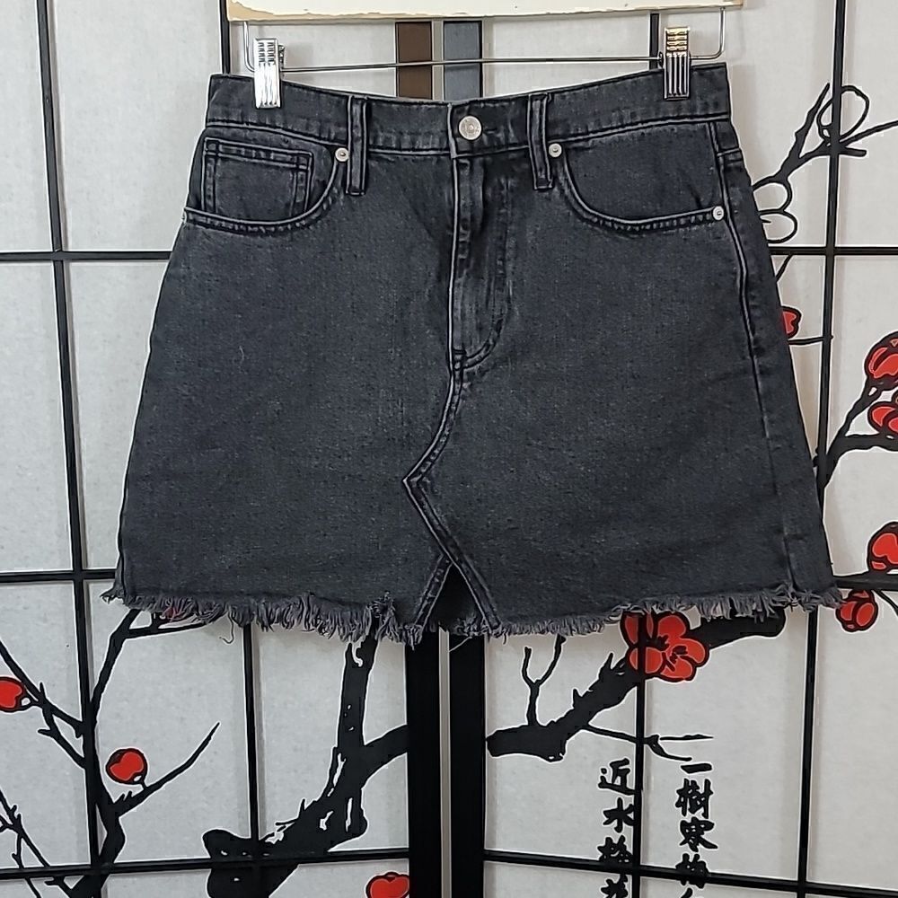Madewell denim 100% cotton skirt